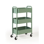 Dessus d'îlot de cuisine roulant avec étagères ouvertes et armoire - 39W x 16D