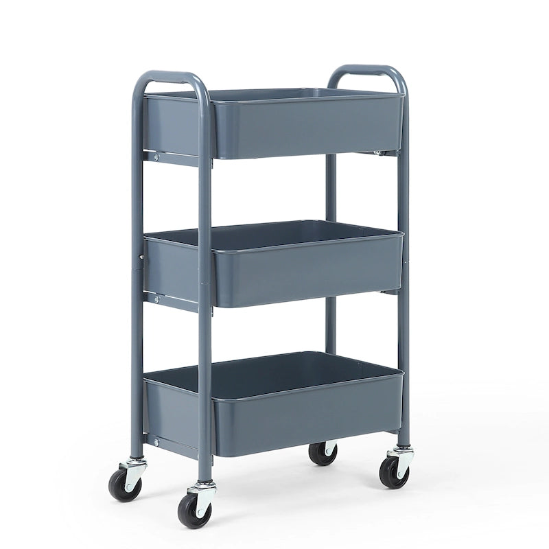 Dessus d'îlot de cuisine roulant avec étagères ouvertes et armoire - 39W x 16D