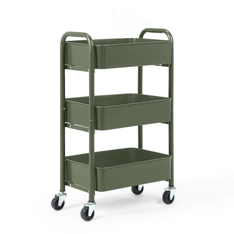 Dessus d'îlot de cuisine roulant avec étagères ouvertes et armoire - 39W x 16D
