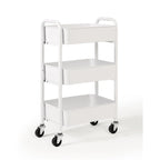 Dessus d'îlot de cuisine roulant avec étagères ouvertes et armoire - 39W x 16D