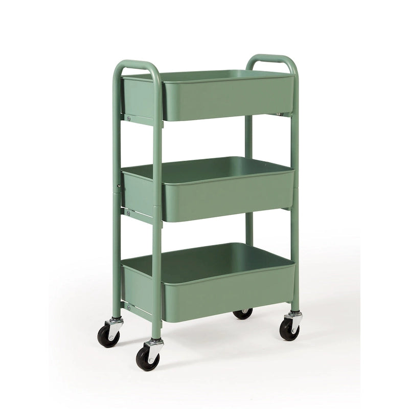 Dessus d'îlot de cuisine roulant avec étagères ouvertes et armoire - 39W x 16D