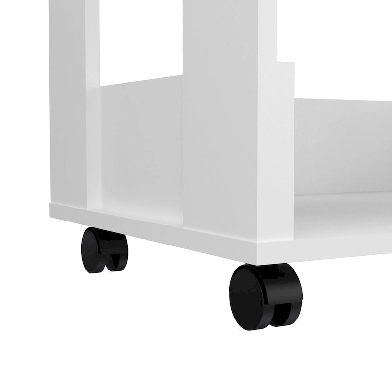 Îlot de cuisine avec 2 armoires et 3 étagères ouvertes - 59L x 26P x 35H