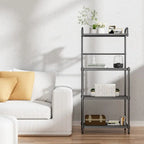 Étagère de Rangement de Cuisine Polyvalente à 4 Niveaux - Organisateur Élégant de Type « Bakers Rack » - 23,5 x 13,5 x 53,5 (L x l x H)