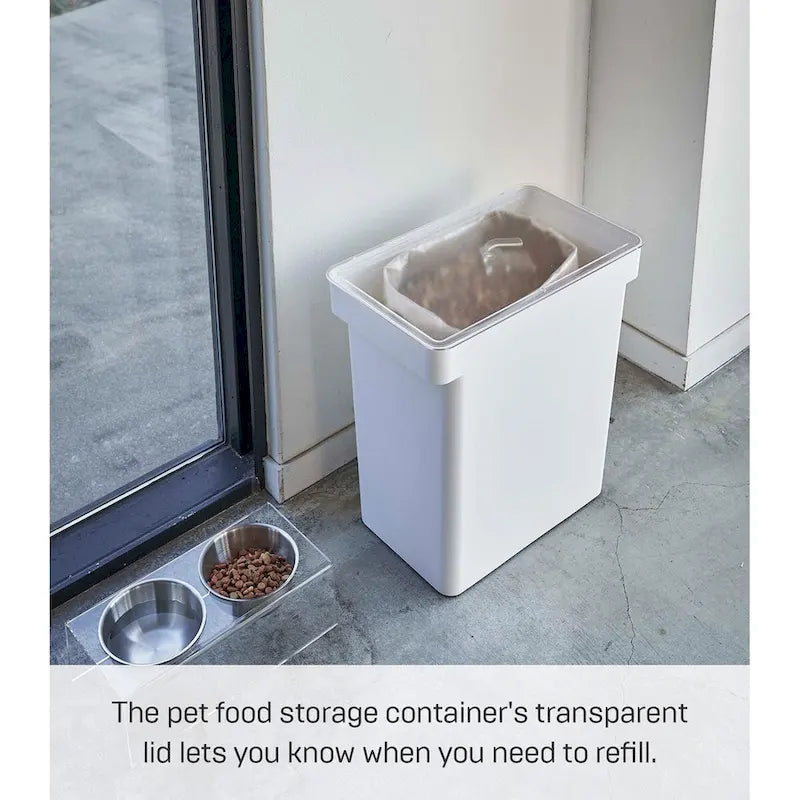 Récipient de rangement hermétique à roulettes pour aliments pour animaux - Très grand 11,3 kg / 25 L