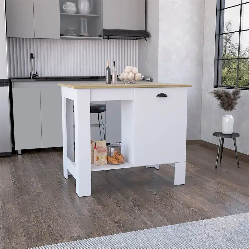 Îlot de cuisine en bois