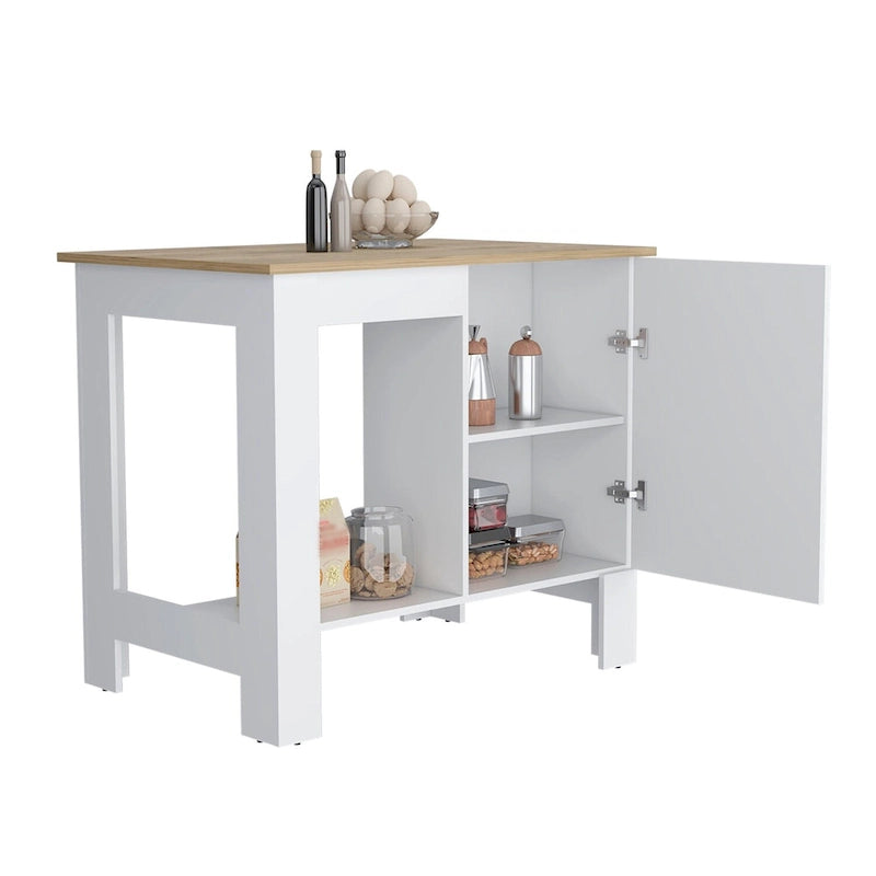Îlot de cuisine en bois