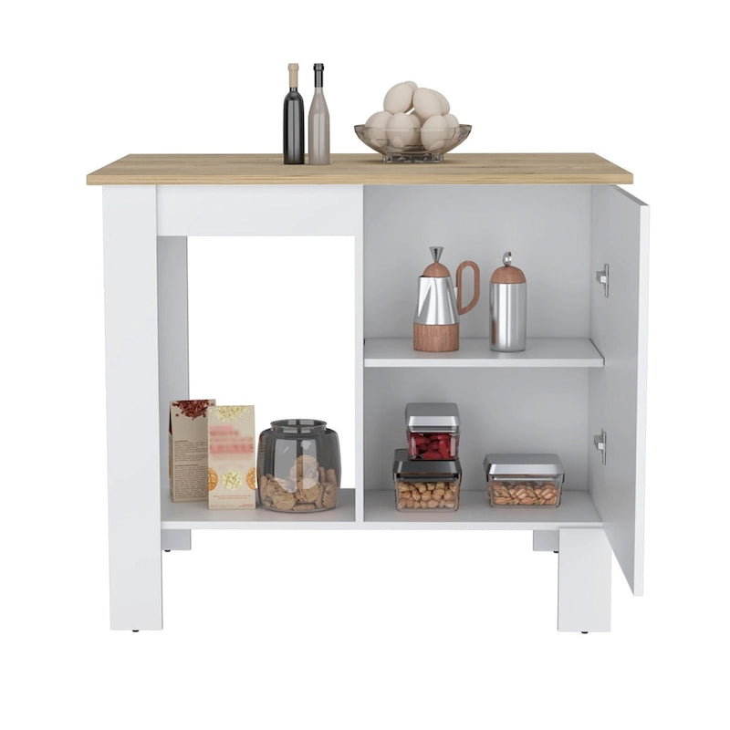 Îlot de cuisine en bois