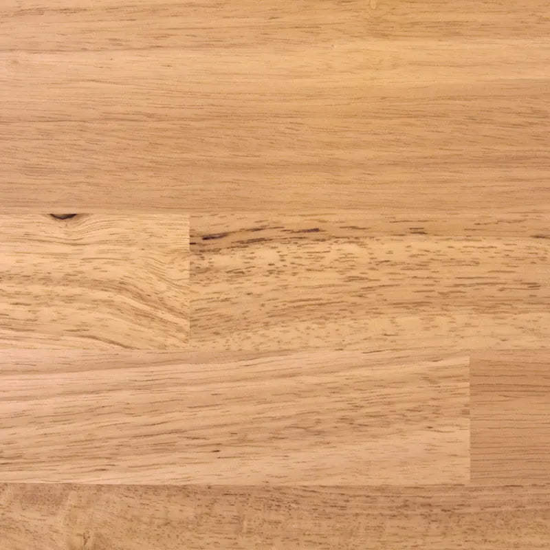 Grand îlot de cuisine avec plateau en bois naturel et finition noire – 51,5 po L